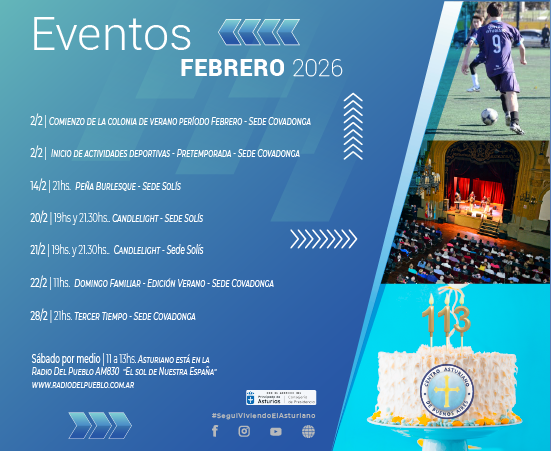 Eventos Febrero 2026